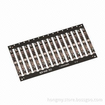 High-density Multilayer PCB, Made of FR-4, with OSP Finish, Black Soldermask